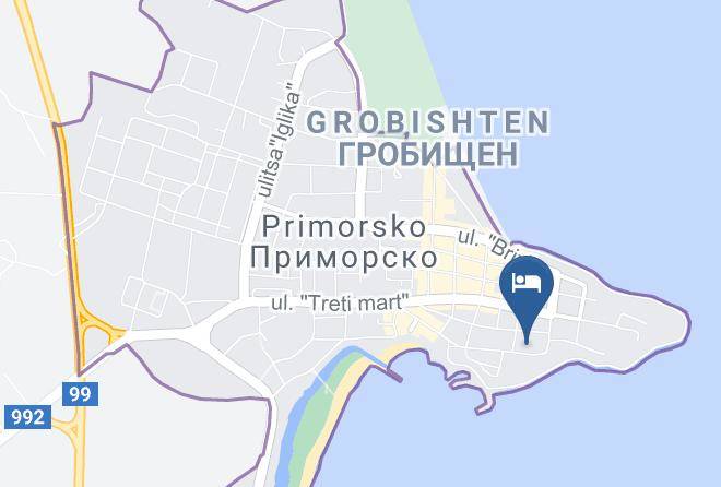 Primorsko - Hotel Metropol Maps