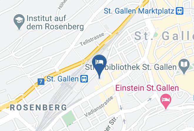 Sankt Gallen - Hotel Metropol Maps
