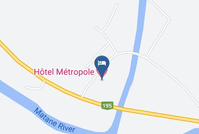La Matanie Regional County Municipality - Hotel Metropole Maps