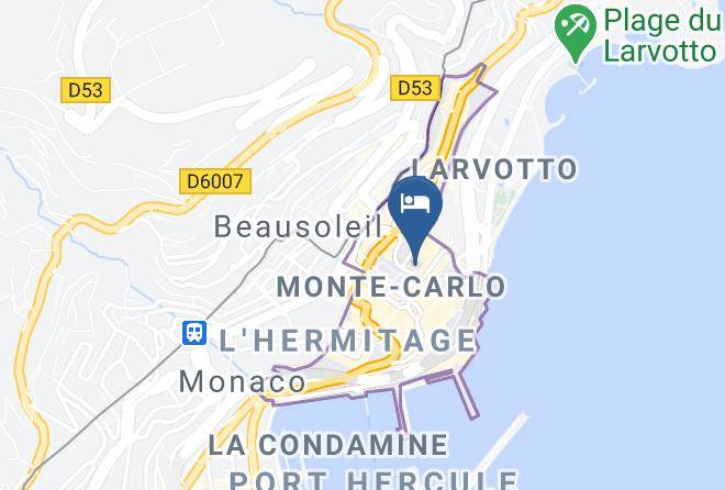 Monte Carlo - Hotel Metropole Monaco Maps