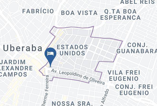 Uberaba - Hotel Metropole Maps