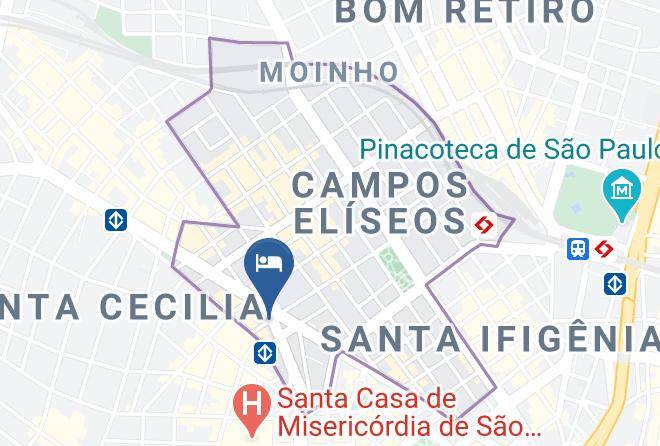 Sao Paulo Santa Cecilia - Hotel Metropolis Maps