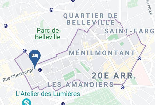 Paris - Hotel Metropolitain Maps