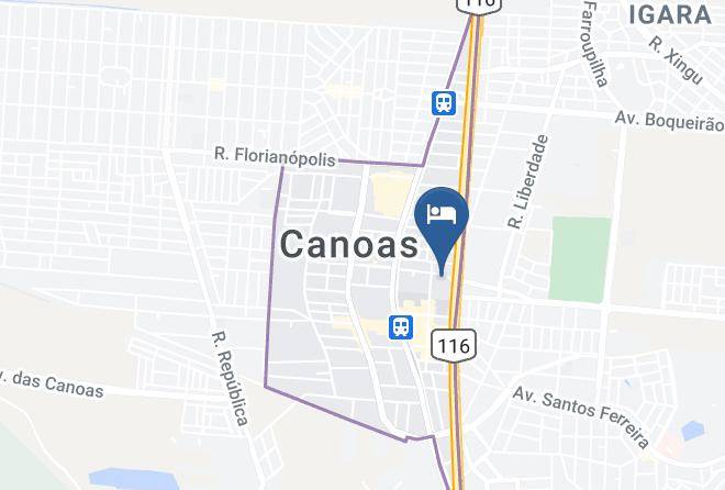Canoas - Hotel Metropolitan Maps