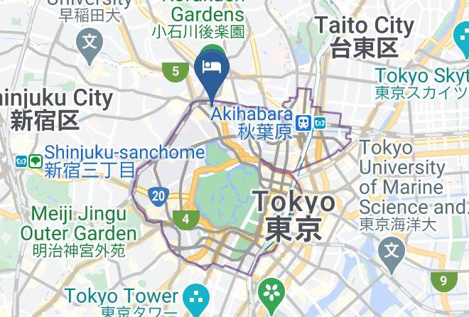 Chiyoda Ward - Hotel Metropolitan Edmont Maps