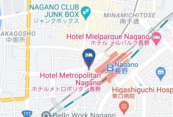 Nagano City - Hotel Metropolitan Nagano Maps