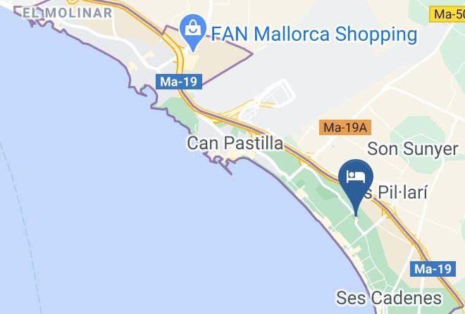 Baleares - Hotel Metropolitan Playa Maps