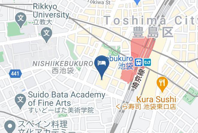 Toshima Ward - Hotel Metropolitan Tokyo Ikebukuro Maps