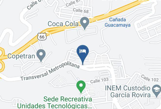 Bucaramanga - Ayenda 1501 Hotel Metropolitana Plaza Maps