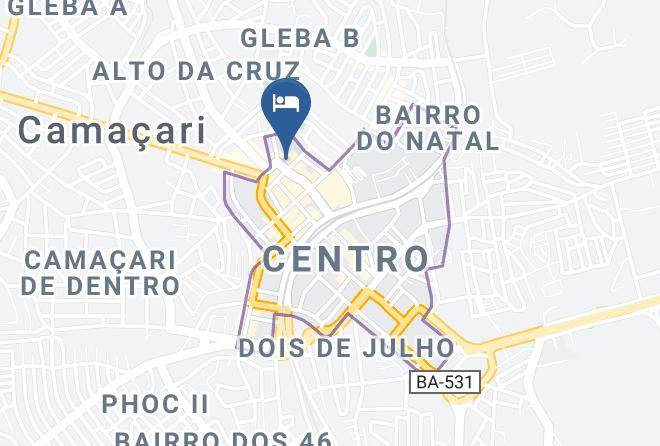 Camacari - Hotel Metropolitano Em Camacari Maps