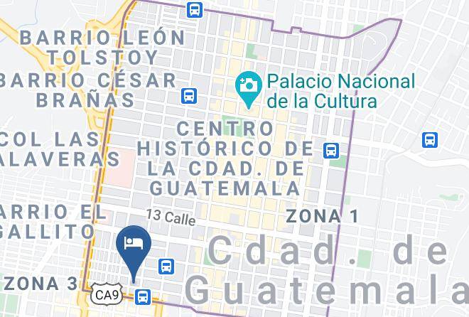 Guatemala - Hotel Metropolitano Maps
