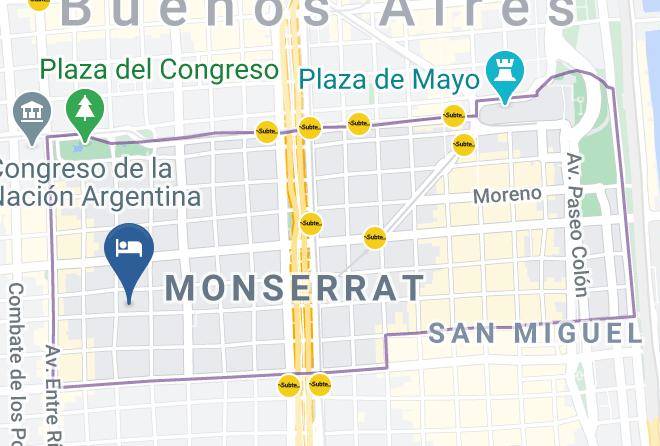 Autonomous City Of Buenos Aires - Hotel Metropolitano Supara Maps