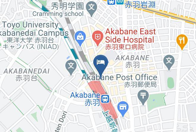 Hotel Mets Akabane Map