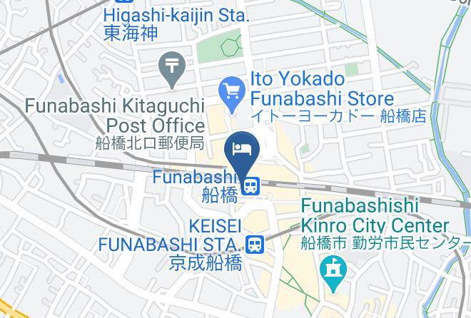 Funabashi City - Hotel Mets Funabashi Maps