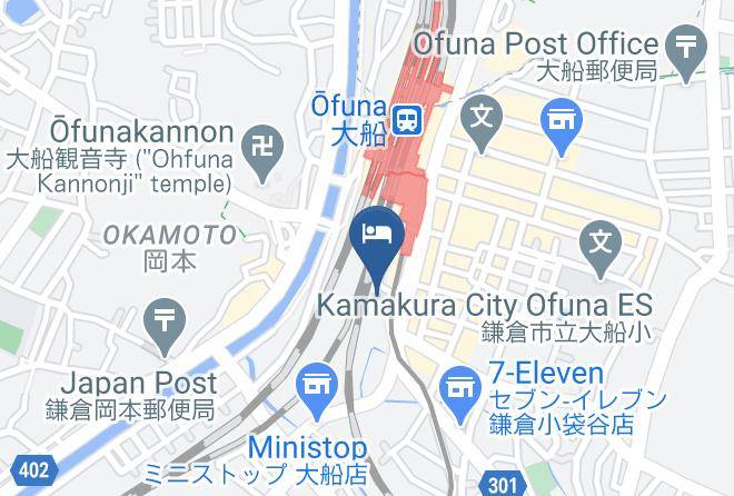 Kamakura City - Hotel Mets Kamakura Ofuna Maps