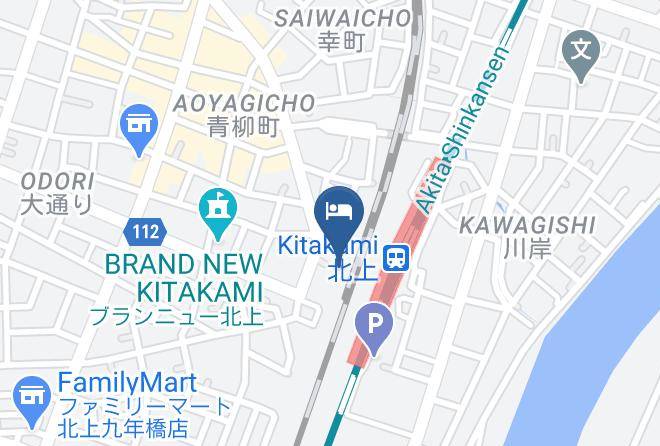 Kitakami City - Hotel Mets Kitakami Maps