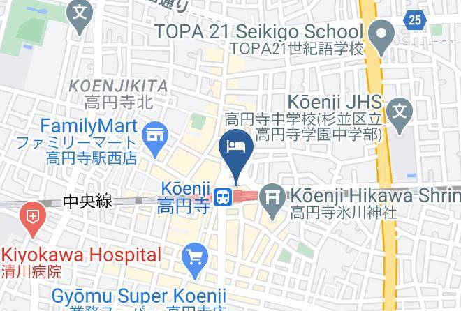 Suginami Ward - Jr Hoterumettsu Koenji Maps