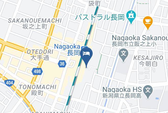 Nagaoka City - Hotel Mets Nagaoka Maps