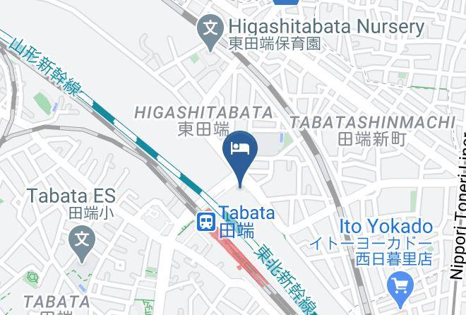 Kita Ward - Jr East Hotel Mets Tabata Maps