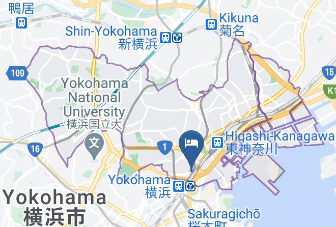 Yokohama City Kanagawa Ward - Hotel Mets Yokohama Maps