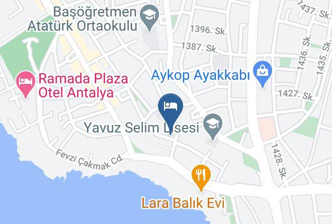 Muratpasa - Metur Hotel Maps