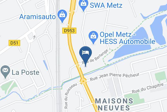 Hotel Metz Woippy Map
