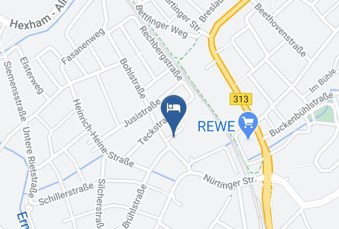 Reutlingen - Hotel Metzingen Garni Inh Lambros Vellis Maps