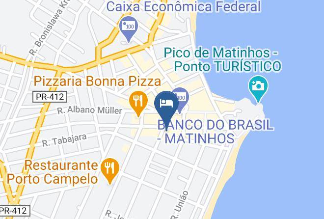 Matinhos - Hotel Meu Cantinho Maps