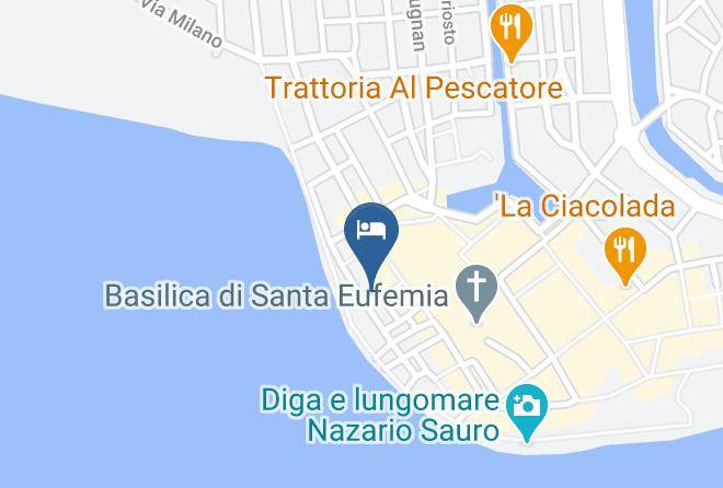 Gorizia - Hotel Meuble Antares Maps