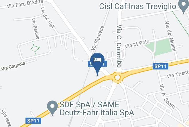Bergamo - Hotel Meuble Atlantic Maps