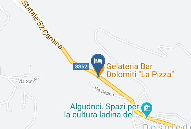 Belluno - Hotel Meuble Dolomiti Maps