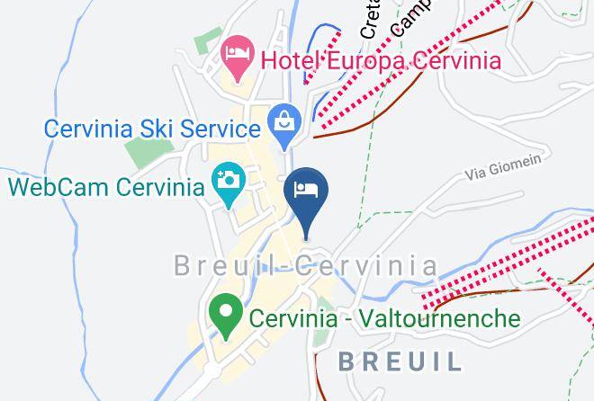 Aosta - Hotel Meuble Gorret Maps