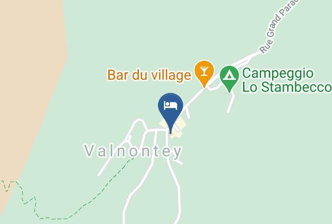 Aosta - Hotel Meuble Valereusa Maps