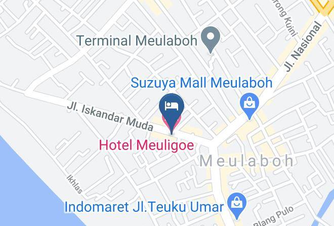 West Aceh Regency - Hotel Meuligoe Maps