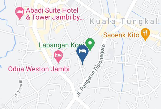 Kota Jambi - Hotel Mexicana Maps