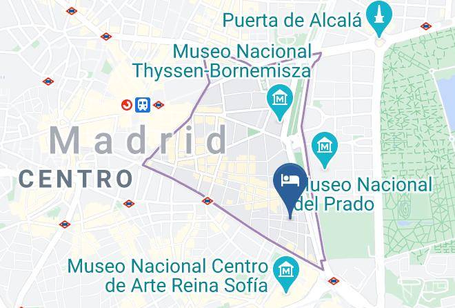 Madrid - Hotel Mexico Maps