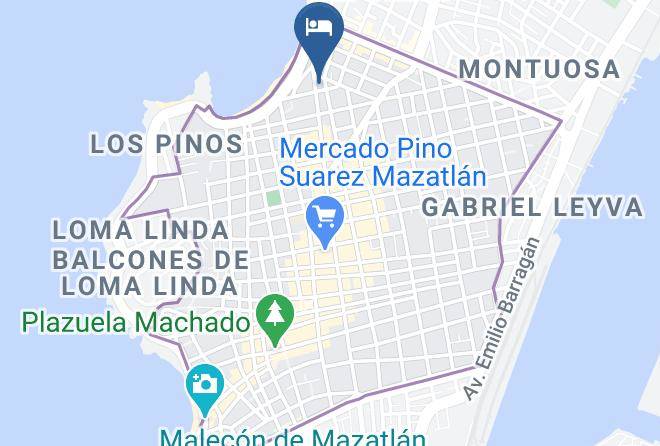 Mazatlan - Hotel Mexico Maps