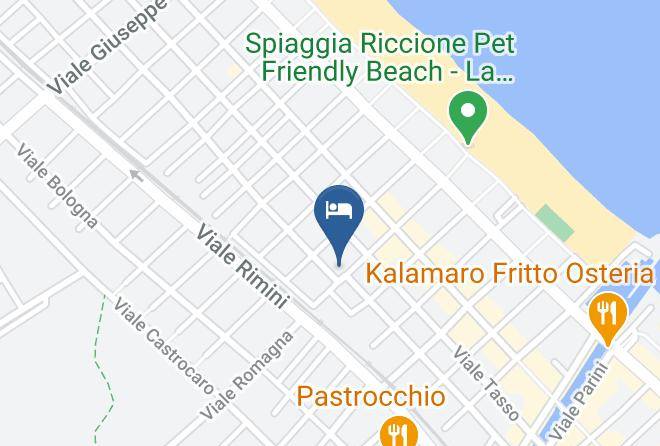 Rimini - Hotel Mexico Maps