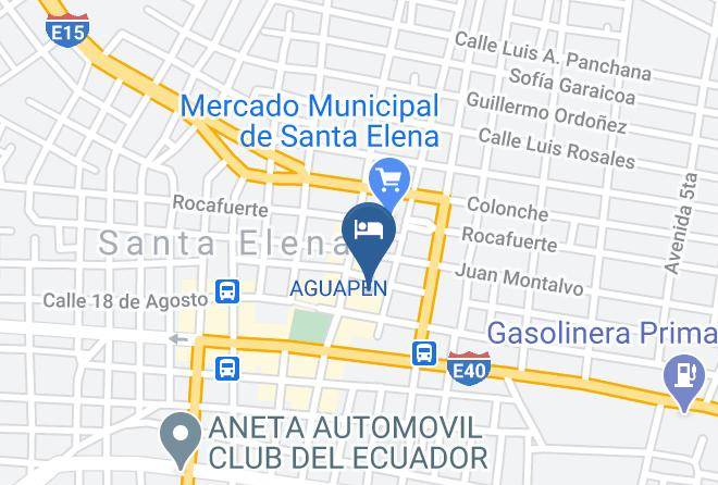 Santa Elena - Hotel Mexico Maps