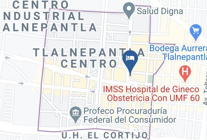 Tlalnepantla De Baz - Hotel Mexico Maps