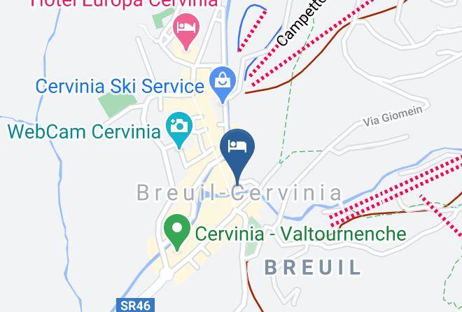 Aosta - Hotel Meynet Maps