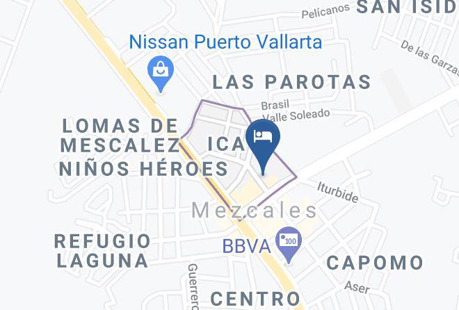 Bahia De Banderas - Hotel Mezcales Maps