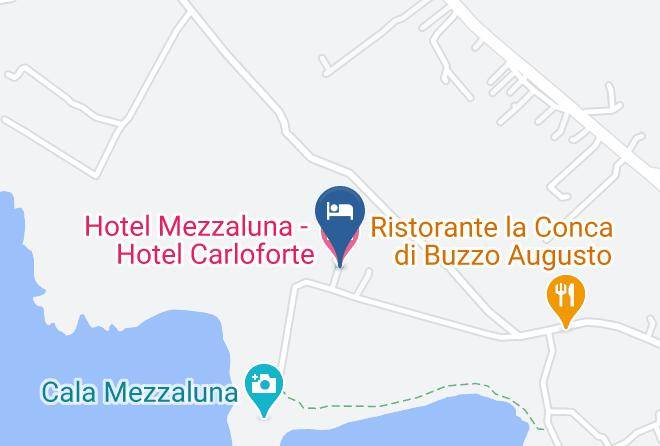 Province Of South Sardinia - Hotel Mezzaluna Hotel Carloforte Maps