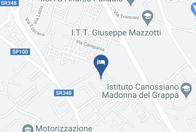 Treviso - Hotel Mezzaluna Maps