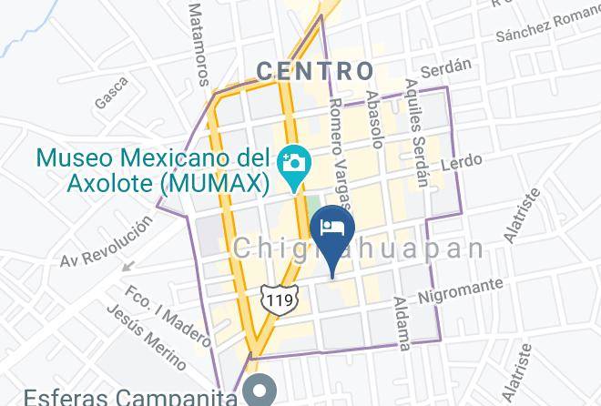Chignahuapan - Hotel Mh Maps