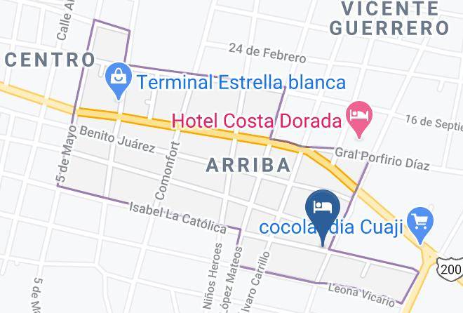 Cuajinicuilapa - Hotel Mi Nuevo Mundo Maps