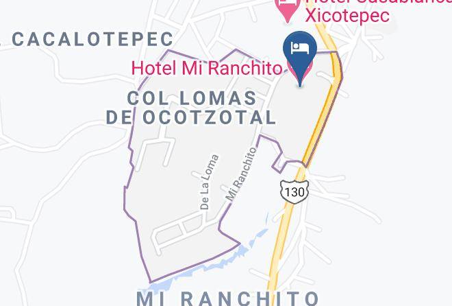 Xicotepec - Hotel Mi Ranchito Maps