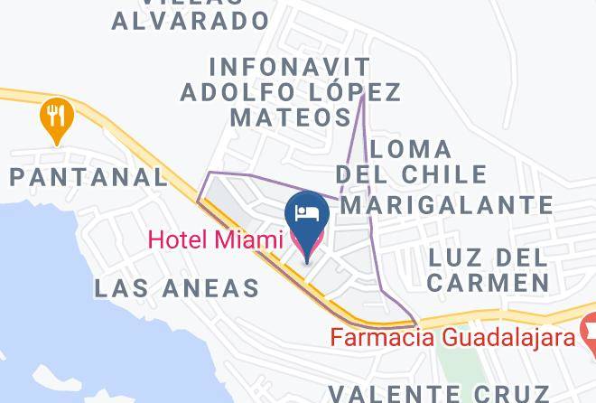 Alvarado - Hotel Miami Maps