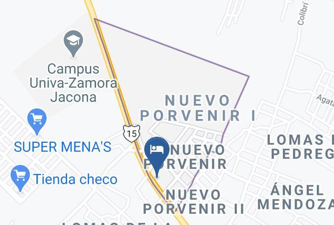 Jacona - Hotel Miami Maps