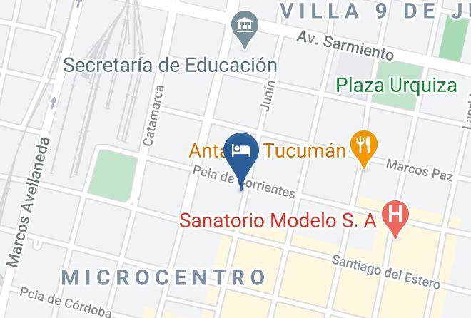 Tucuman City - Hotel Miami Maps